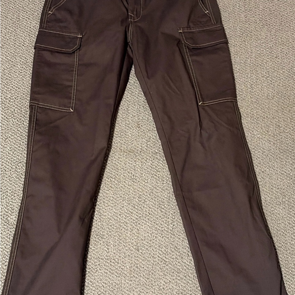 True Religion Chocolate Cargo Pants